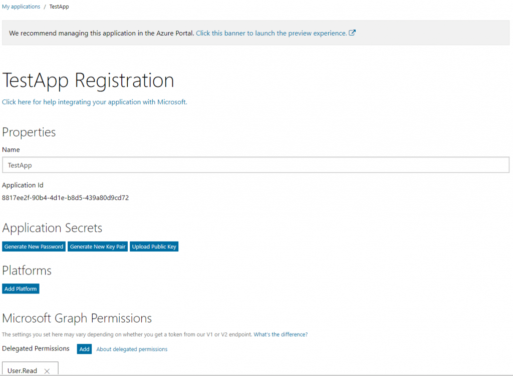 Azure AD Webapp registration Application Registry Portal (ARP) | Hendrik Thurau Enterprises